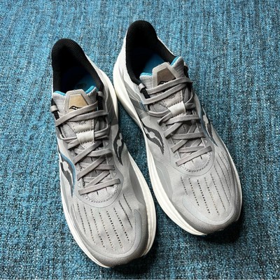 Saucony Tempus Running Shoes in Alloy Grey Topaz Blue Men display picture 1