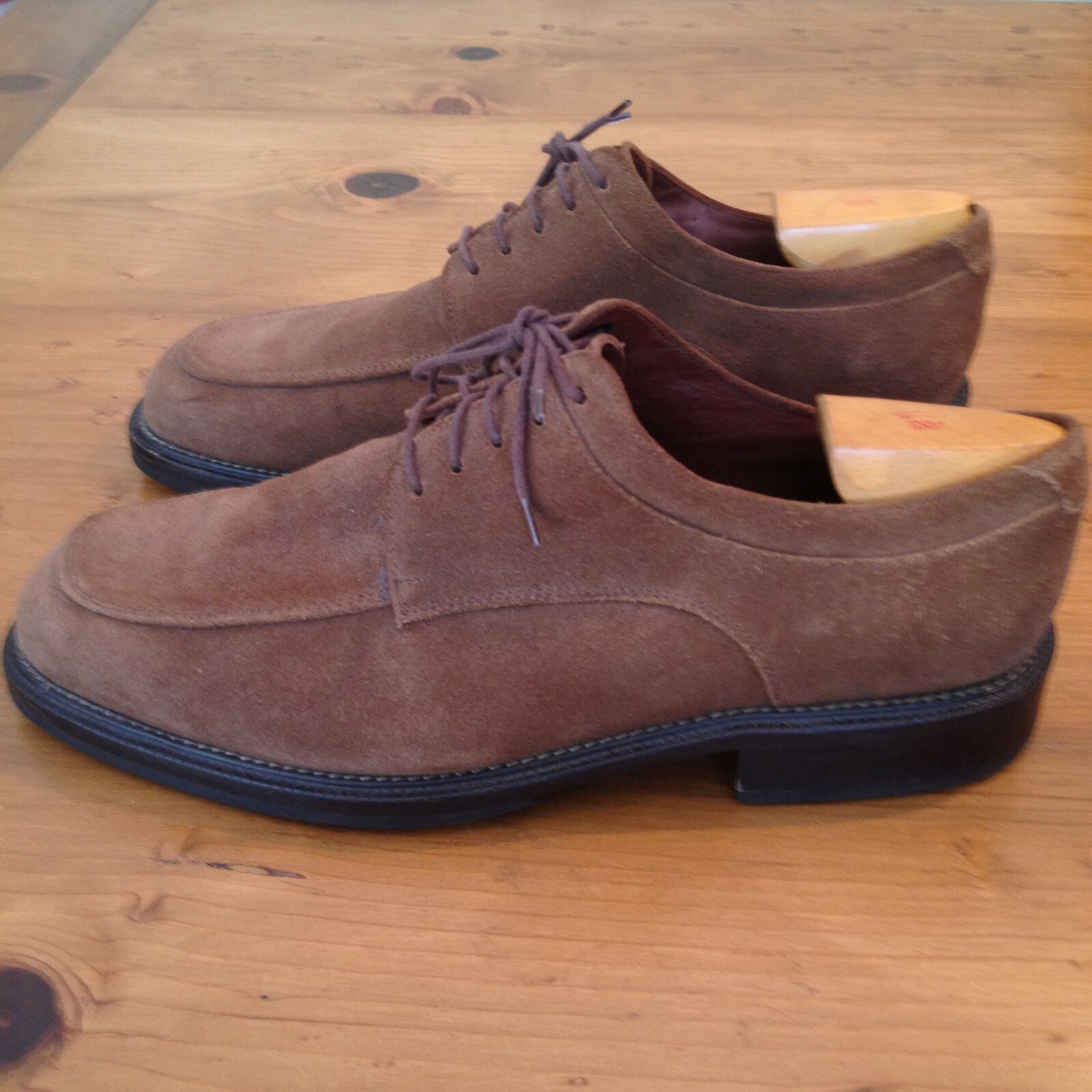 SAOLA NUOVO COLE HAAN NU BUCK GREMBIULE PUNTA OXFORDS TAGLIA 11 D IN MARRONE CHIARO