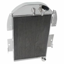 3436 4 Row Aluminum Radiator For 1934 1935 1936 Chevy Pickup Truck L6 V8 MT