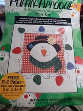 3D Wearable Iron On Innovations Applique kit  Christmas  Vintage 1996