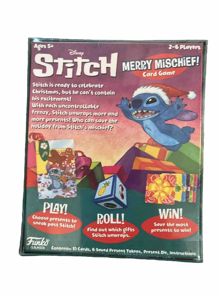 Funko Disney Lilo Stitch - Holiday Card Game MERRY MISCHIEF - Image 2 of 4