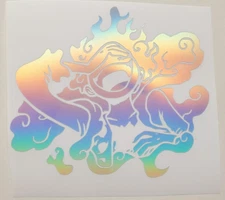 Monkey D. Luffy Gear 5 One Piece Sticker Vinyl Decal for Car Windows/Laptops ETC