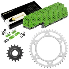 Green O-Ring Drive Chain & Sprockets Kit for Honda CBR600RR CBR600RA Abs 09-16