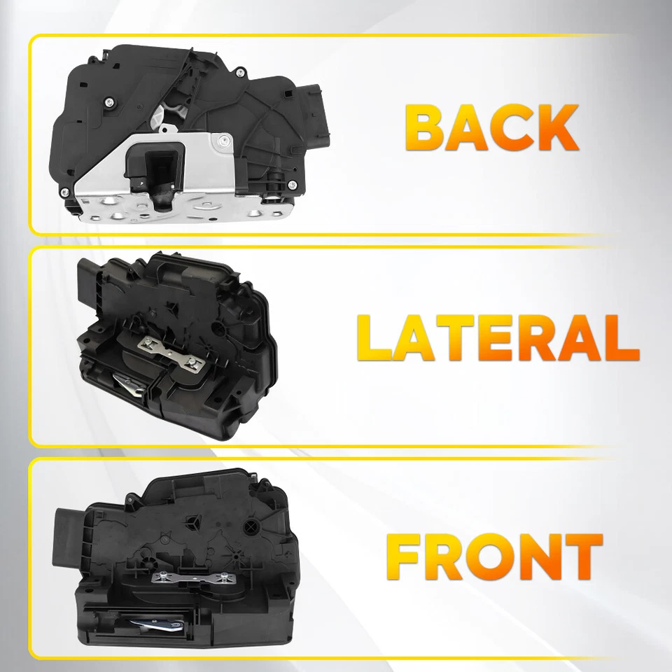 Left Sliding Door Lock for Ford For Transit For Custom 2012+ ABS/Metal Black LH - Image 4 of 4