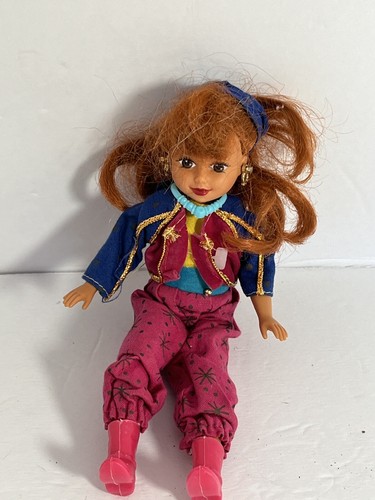 Vintage 1992 Kid Kore 7,5"T Puppe brünett mit Kleidung und Zubehör - Bild 2 von 4