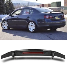 52'' Rear Trunk Spoiler Wing w/3RD LED Brake Light For 2006-2010 VW Jetta MK5 