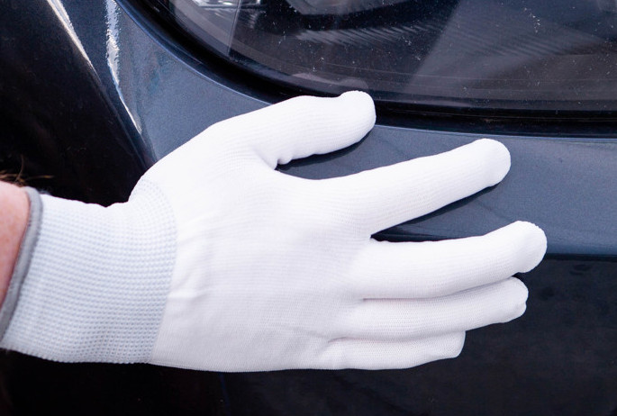 Application Tools White Vinyl Sticker Nylon Wrapping Car Wrap Gloves Mittens **