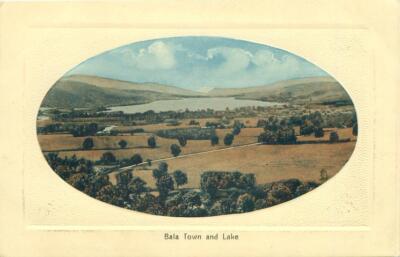 Bala Wales Bala Town And Lake OLD PHOTO