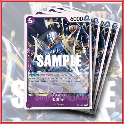 ONE PIECE TCG: Killer ST10-007 x4 | Ultra Deck The Three Captains