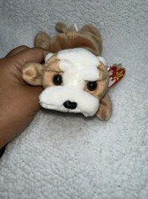 Wrinkles English bulldog Dog Ty Beanie Baby New Tag Stuffed Animal Plush Toy