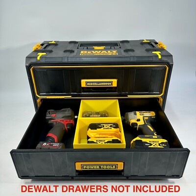 Trennwand Organizer Tabletts für Dewalt Tough System 2.0 2 Schubladen DWST83529-1 Werkzeugkiste