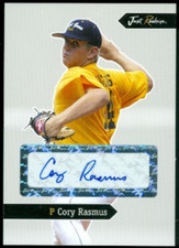 2006 Just Rookies Autographs #42 Cory Rasmus/700 - NM-MT