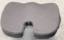 New Gray Memory Foam Office Chair Car Seat Back Pain Relief Support Cushion