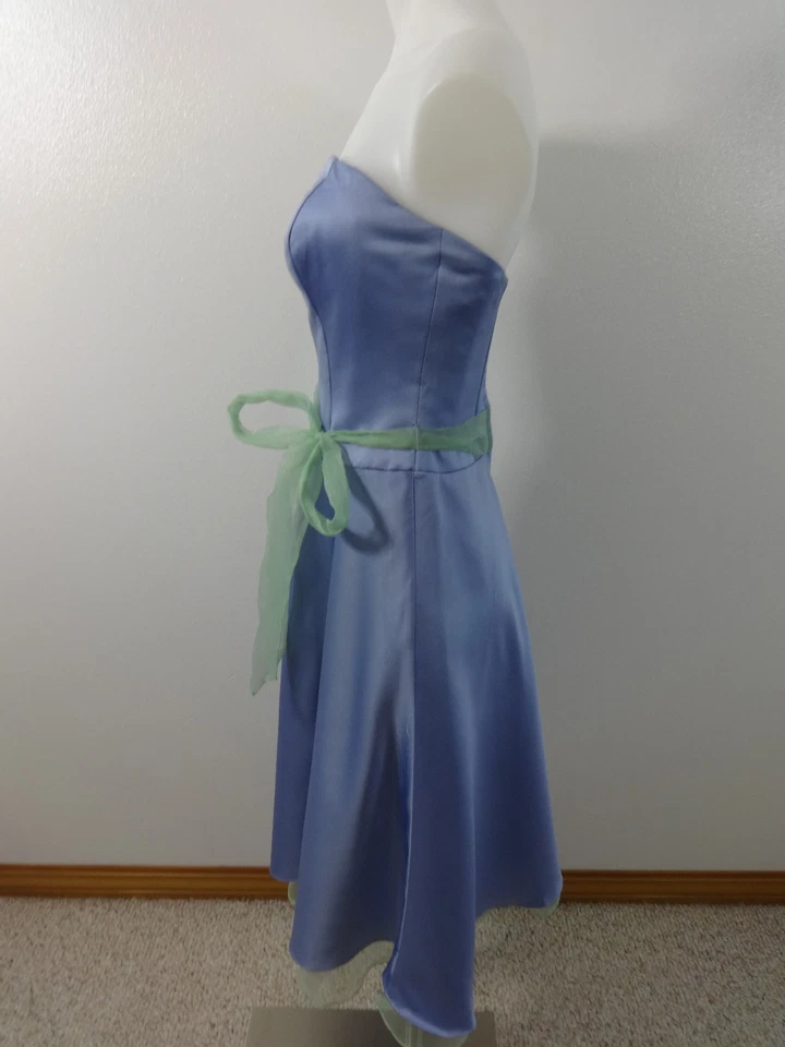 VESTIDO FEMININO LAVANDA ORGANZA ESTILO 08Q TAMANHO 2 ALFRED ANGELO NOVO COM ETIQUETAS - Imagem 2 de 4