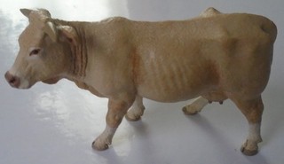 Papo Blond d'Aquitaine Cow 4 1/2" Figure 2023