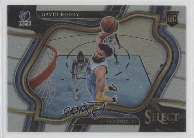 2022-23 Panini Select Courtside Silver Prizm David Roddy #273 Rookie RC 12bz