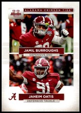 2023 Jaheim Oatis / Jamil Burroughs Bowman U Alabama Football #89 Alabama