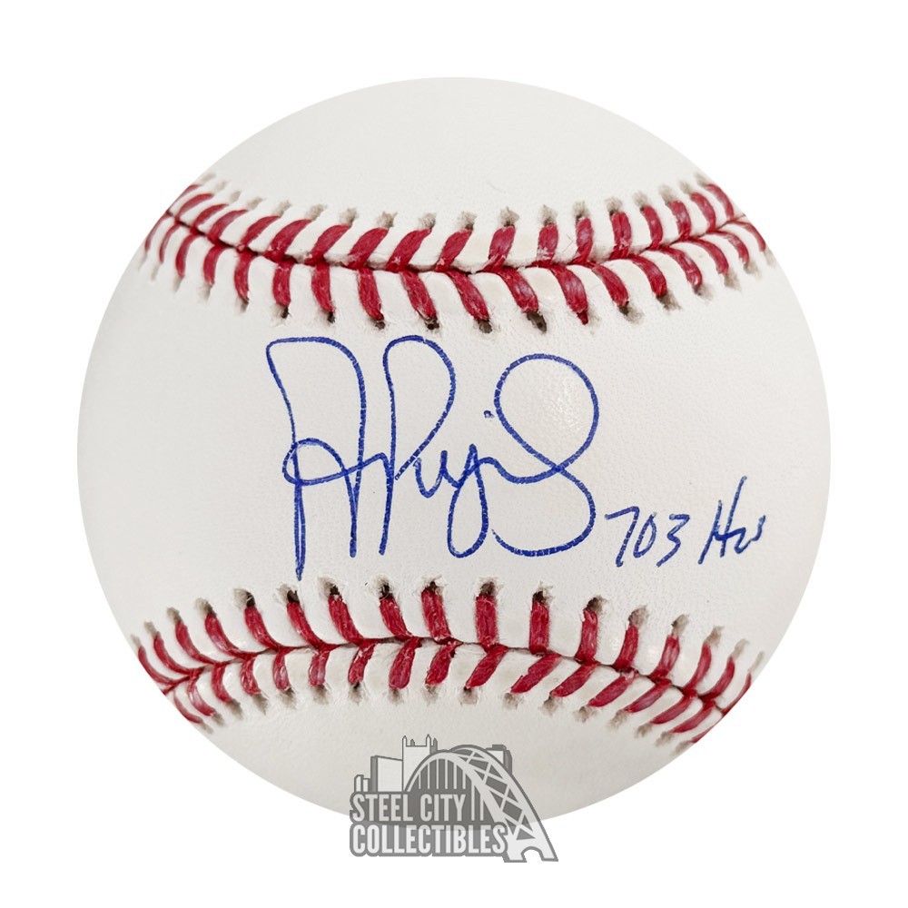 Albert Pujols Autographed Signed St Louis 703 HRs Official MLB Baseball - BAS 