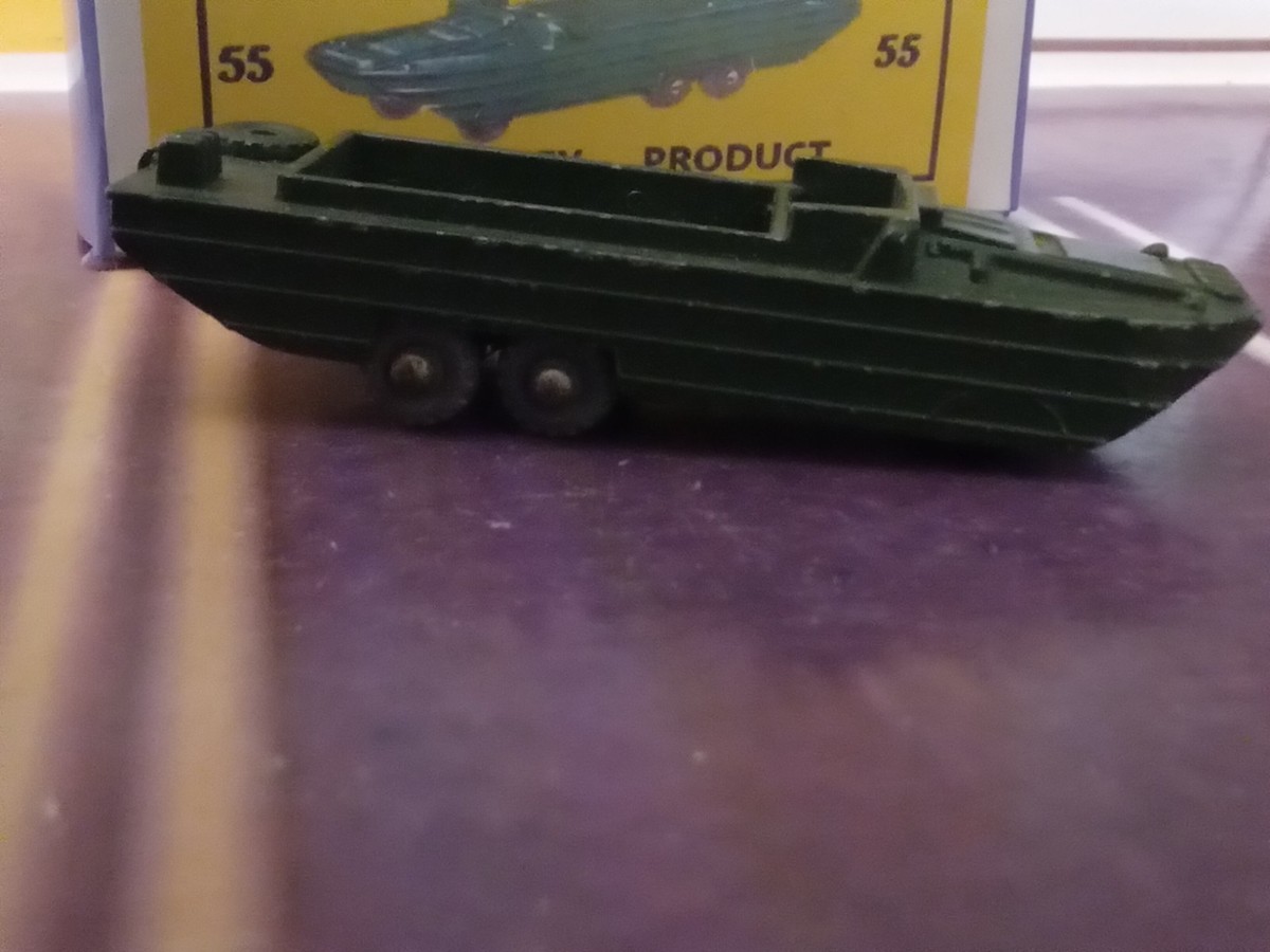 Matchbox Lesney #55a DUKW Amphibian with Reproduction Box Grey