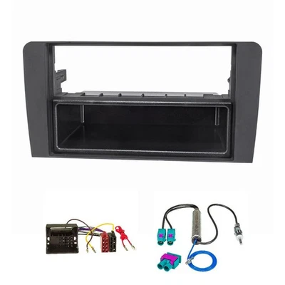 Kit cache radio adapté pour Audi A3 8P 8PA Symphony Chorus Quadlock double fakra - Photo 1/4