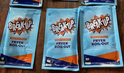 Diversey Break-Up Professional Fryer Boil-Out, 2 oz. (5 Packets)
