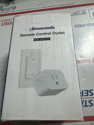 DEWENWILS Remote Control Outlet, Wireless Light Switch Compact Design, Programma