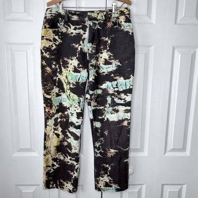 Jaded London Y2K Tie Dye Boyfriend Festival Skate Fit Jeans sz 30 Funky Rave