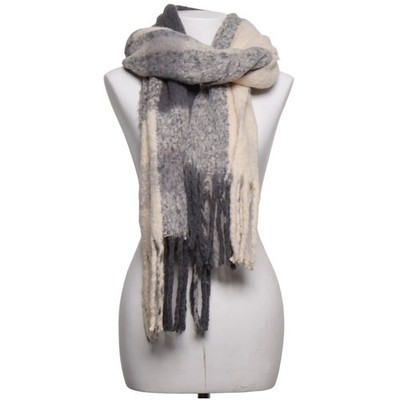 Pieces, Schal, Damen, Grau/Beige, Sonstiges, 210 cm, 45 #flM