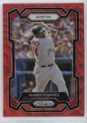 2024 Panini Prizm Ruby Wave Prizm Manny Ramirez #289 17u0