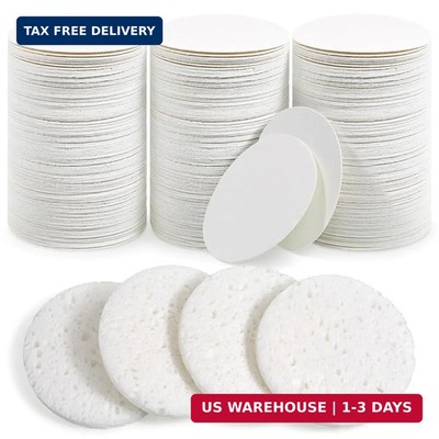 300 Count Compressed Facial Sponges, Natural Cellulose Face Sponges for Cleansin