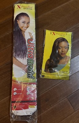 X-PRESSION HAIR PIECES NEW  ULTRA BRAID And 16  YAKI FLIP