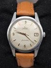 Vintage Omega Seamaster 34mm White Date Dial Automatic Mens Watch