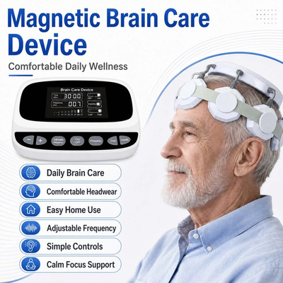 #ad Magnetic Brain Wave Support for Pressure Stress Relief Improvement Home Machines $1199.65