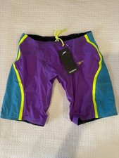 SPEEDO Men's Fastskin LZR Pure Intent 2.0 Jammer Purple/Blue - Size 30