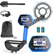 Waterproof Metal Detector for Kids  Adults - Gold Finder with LCD Display
