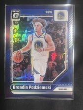 Brandin Podziemski #36 Optic 2024-25 Purple Holo Prizm Warriors