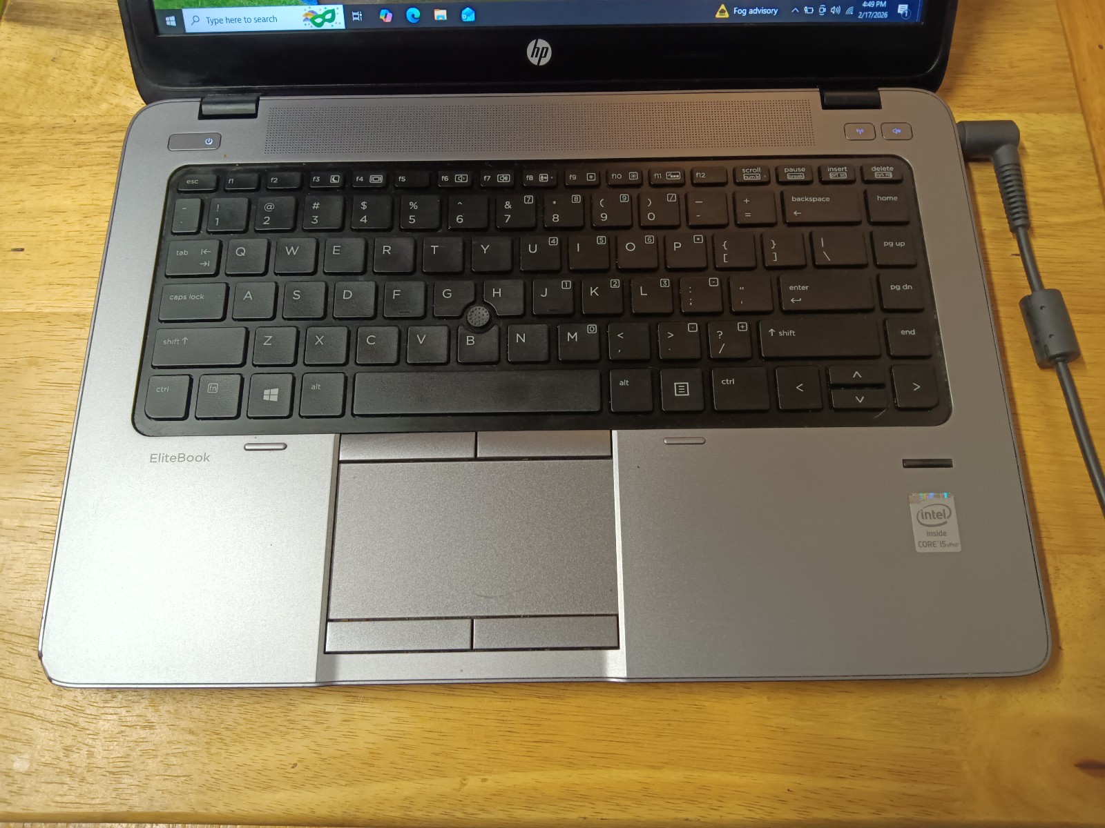 HP EliteBook 840 G2, 14-Inch Laptop, with Intel Core i5 6th Gen., 500 GB HDD (Hard Disk Drive), Windows 10 Home