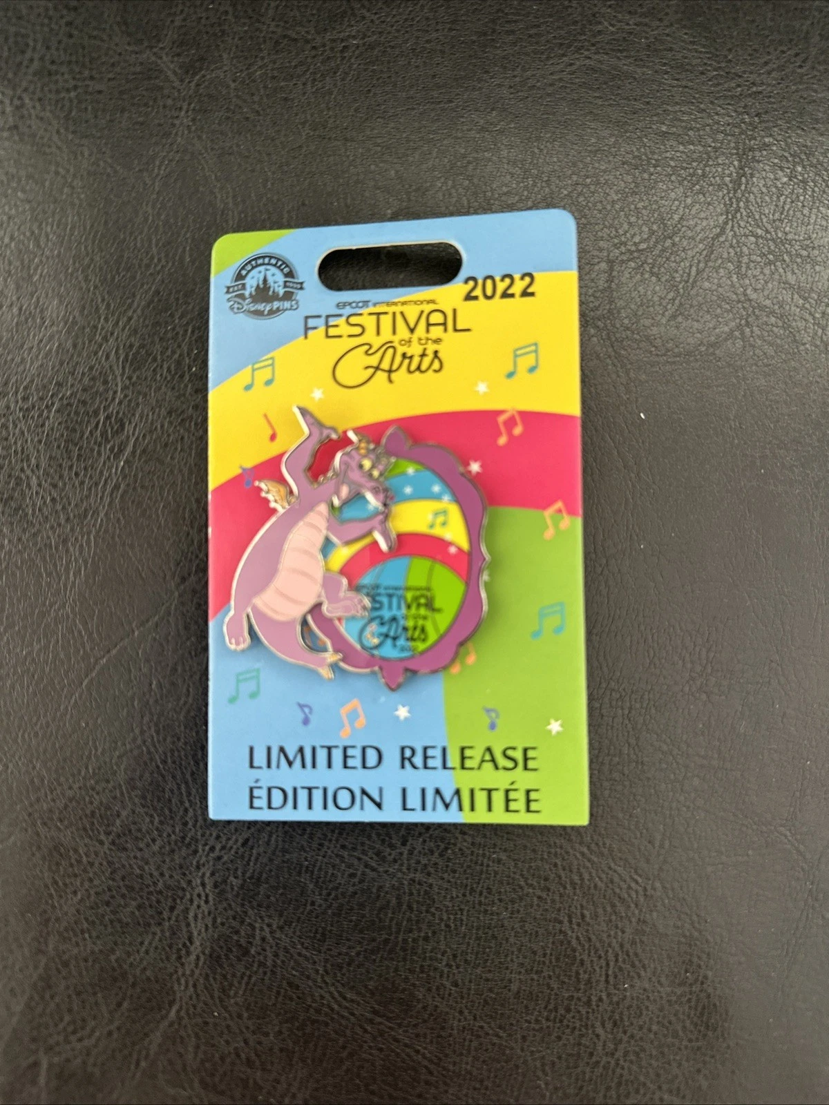 Disney Pin 2022 EPCOT International Festival of the Arts Figment Limited Release