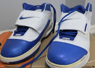 Nike Air Max Enforcer Men's US 11 Mid Top Sneakers White Blue 313700-142