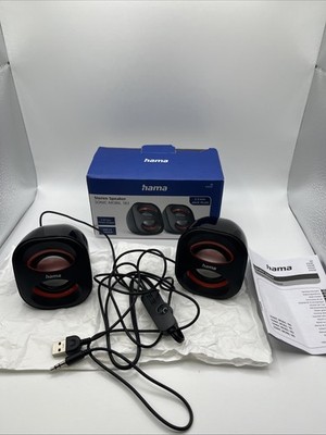 Hama PC Lautsprecher Computer Zubehör Sonic Mobil 183 USB 3 0 Anschluss Soundqua