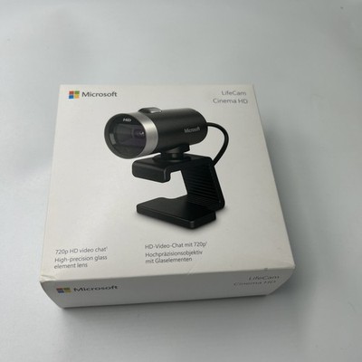 Microsoft Lifecam Cinema WebCam 1393 720p HD Kamera Mikrofon PC BRANDNEU