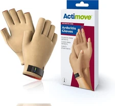 Actimove Arthritis Care Arthritis Gloves (Beige) X-Large warmth and medical comp