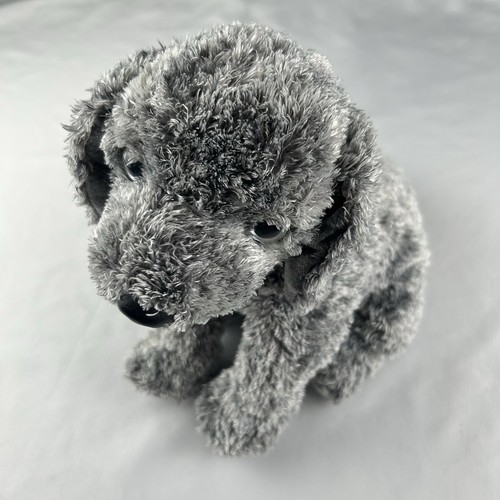 TY Classic Mercury the Gray Dog Plush Buddy Tysilk 2003