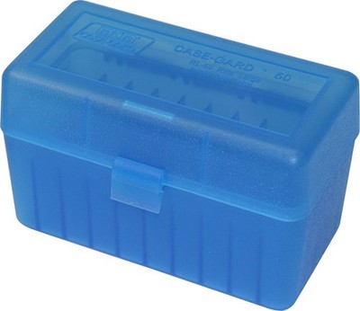 MTM 50 Round Flip-Top Rifle Ammo Box For 270 Win 280 Rem 30-06 Blue - RL5024