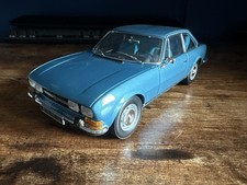 1/18 Norev Peugeot 504 Argent Blue