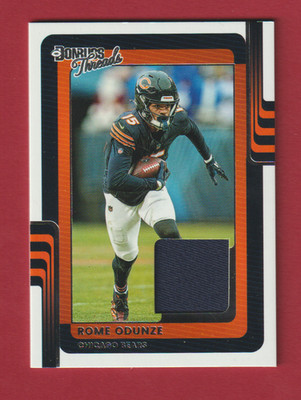 2025 Donruss Threads #9 Rome Odunze - Chicago Bears - 103   