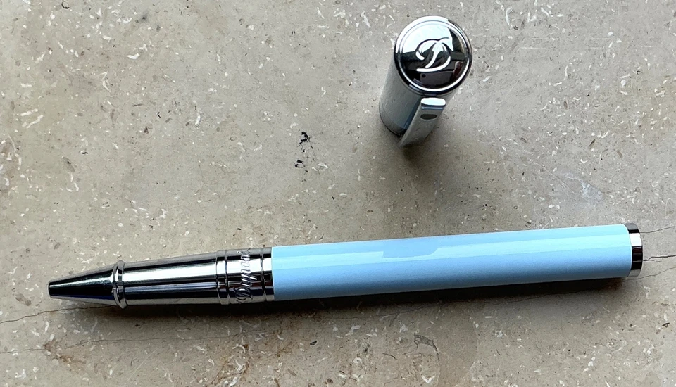 EINZELSTÜCK! S.T. DUPONT Rollerball, babyblau - Bild 2 von 2