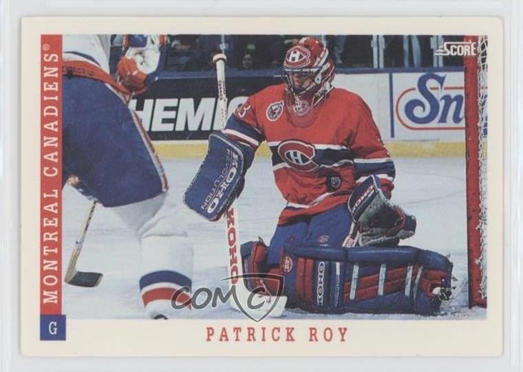 1993-94 Score Canadian Patrick Roy #315 HOF mx4