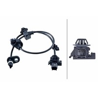 Sensor Raddrehzahl 2-Polig Hallsensor 620 Mm Kabel Hella FüR Honda Civic