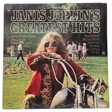 Janis Joplin Greatest Hits 1973 Columbia PC 32168 Vinyl Record LP - WORN!